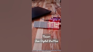 Jam Digital PacMan tanpa RTC