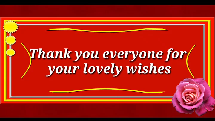 " Thank you " Status for replying Wishes || Whatsapp Status Video