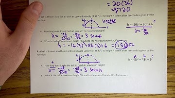 Modeling with Quadratic Word Problems Algebra 1