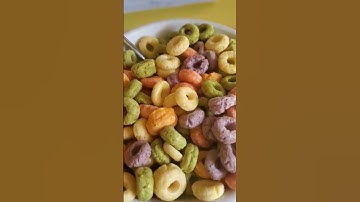 Off Brand Froot Loops, But Still Taste Good! #shorts #cereal #frootloops #milk #godlovesyou