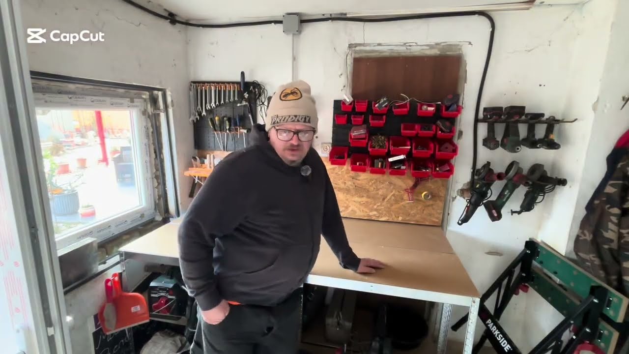 Műhely asztal upgrade!