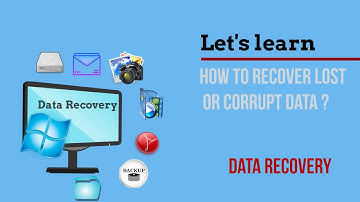 How to recover lost or corrupt data from Windows - Windows Data Recovery