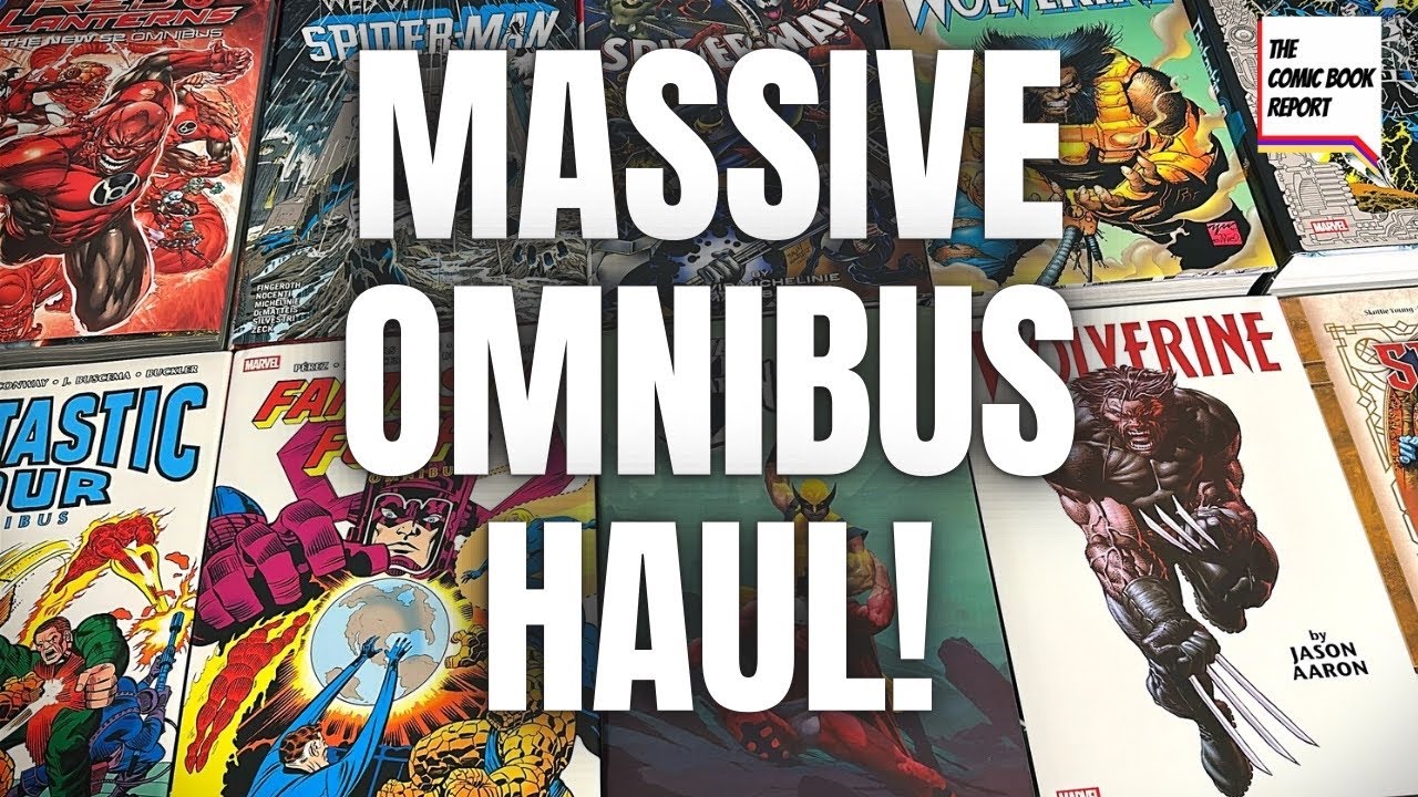 BIG Marvel & DC Comics Haul! Omnibus #comics - YouTube