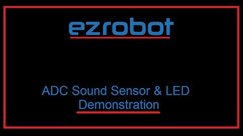 Sound sensor demo on ADC port