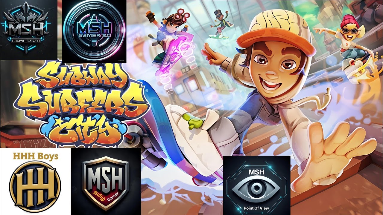 Subway Surfers City Live Gameplay தமிழில் @MSHGamer3.O @HHHVlogs2.O @Mshpov2.O #subwaysurferscity 