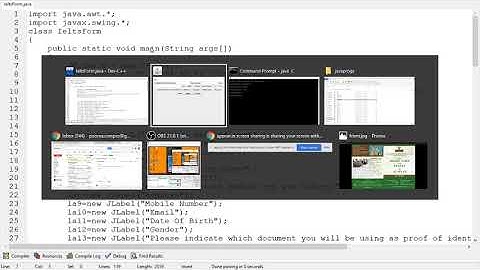 setBounds( )  usage to arrange controls in Java Frame (Telugu)