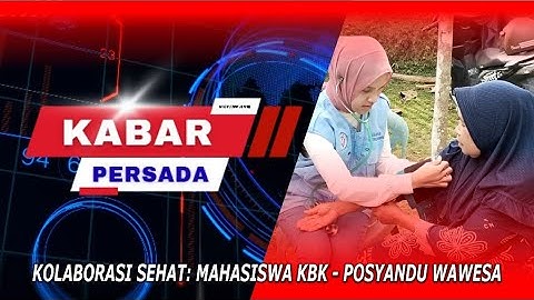 Pengabdian Berbasis Ilmu: Kolaborasi Sehat Mahasiswa KBK - Posyandu Wawesa.