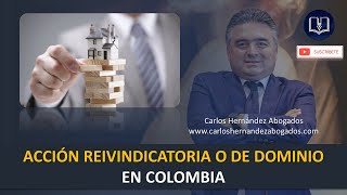 ACCIÓN REIVINDICATORIA Ó DE DOMINIO EN COLOMBIA