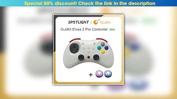 Discount GuliKit Elves 2 Pro Wireless Gaming Controller for Switch 2,Windows,iOS & Android, Hall Jo
