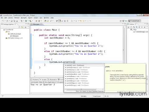 05. Exploring Syntax and Flow - 01  Writing conditional code