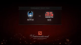 MYM vs M5   English Commentary   Dota 2 International