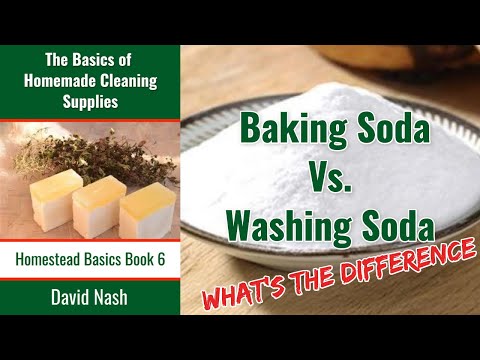 Washing Soda vs. Baking Soda | What is the Difference? | Sodium Carbonate & Sodium Bicarbonate
