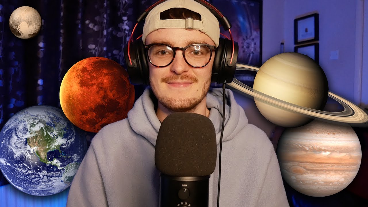 1 HOUR ASMR | Whispered Facts about SPACE