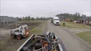 Unloading Sod Off Semi Truck