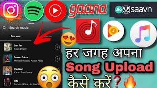 How To Upload Your Song On All Music Platform (Instagram, wynk,  jiosaavn, spotify, gaana & More) screenshot 5