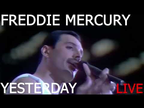 FREDDIE MERCURY SINGS YESTERDAY (LIVE) - AI