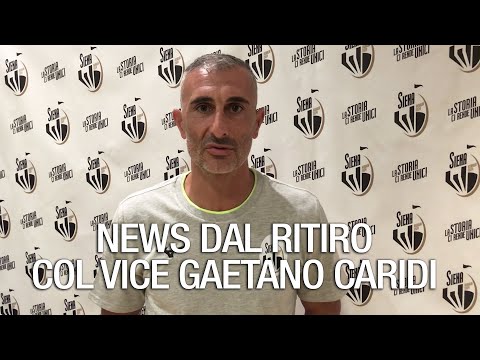 News dal ritiro col vice Gaetano Caridi