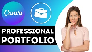 How To Make A Personal Portfolio Using Canva (2025) Tutorial for Beginners
