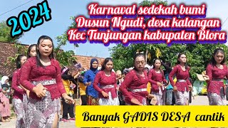 Karnaval Sedekah bumi dk Ngudi ds kalangan kec.tunjungan kab Blora 2024 sangat meriah sekali‼️