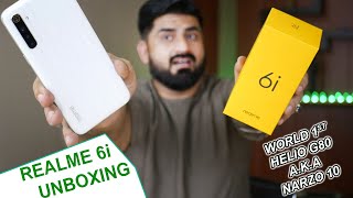 REALME 6i UNBOXING | UNLEASH THE POWER | WORLD FIRST HELIO G80 MOBILE