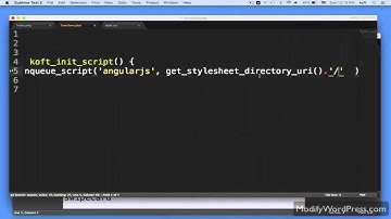 WP+AngularEP1 #2 ติดตั้ง Angular js ให้กับ WordPress