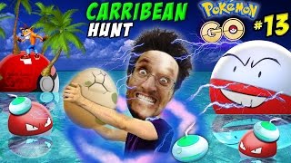 ELECTRIC OCEAN! Pokemon Go Caribbean Trespass Adventure! Incense & 10k Egg (FGTEEV Pt 13 PUNTA CANA)