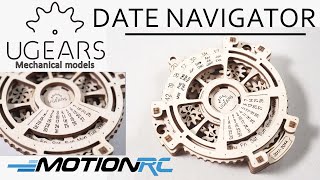 UGears Date Navigator Mechanical 3D Wooden Model Kit | Motion RC