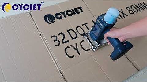 CYCJET ALT160plus DOD Handheld Inkjet Printer ALT260plus Drop on Demand Hand Jet Printer  EBS260/250