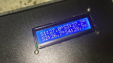 4 TERMOCUPLAS TIPO( K )CON ARDUINO UNO, MAX6675, LCD I2C