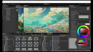 Flower Field Grass Shader Showcase - Unity HDRP