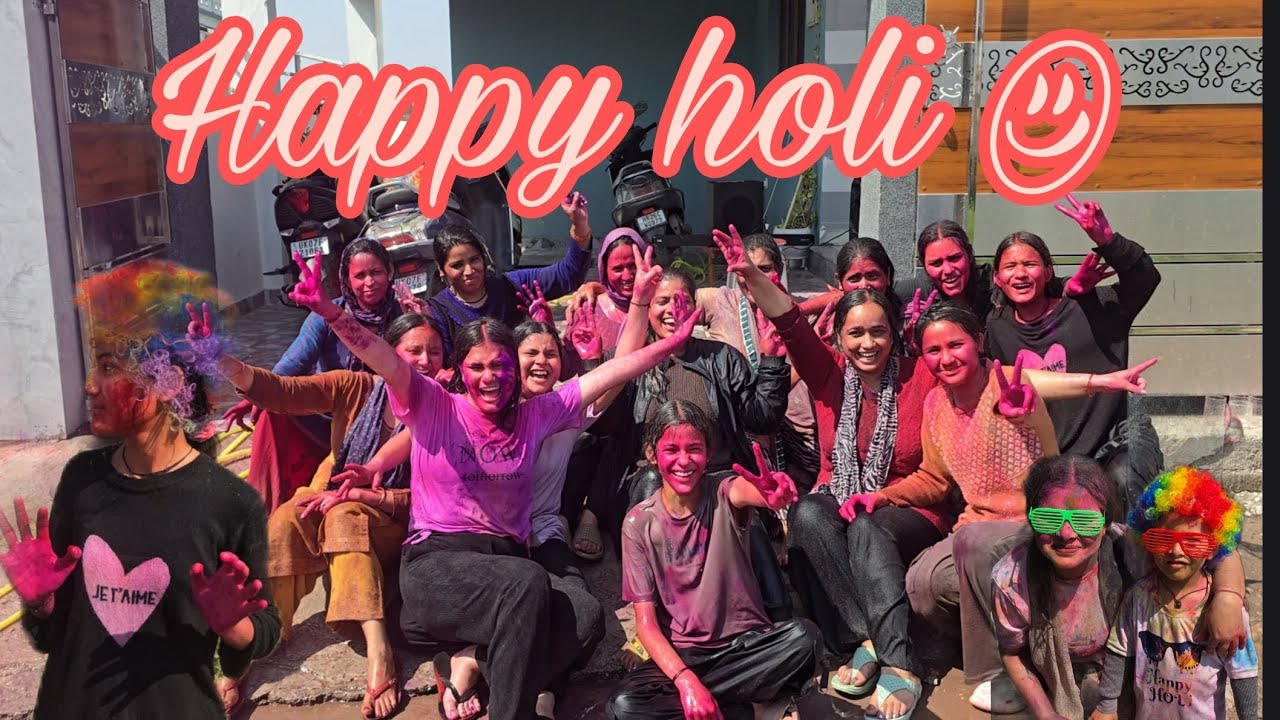 Holi celebration with family vlog. #familyvlog #trending #holi #viral #mastimoment #enjoyment #love