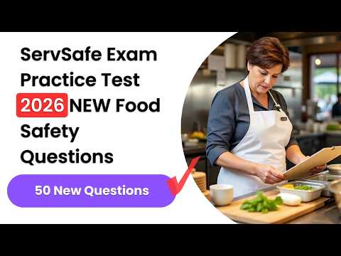 Pass the ServSafe Exam Practice Test 2026 50 NEW Food Safety Questions Answers