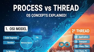 Famous Process vs Thread | Difference Between Process and Thread | Operating System Interview Questions Wealth