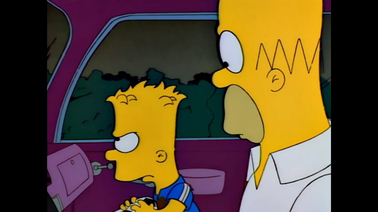 (Simpsons Shorts) Homer to pick up Bart... "Now how bout a hug