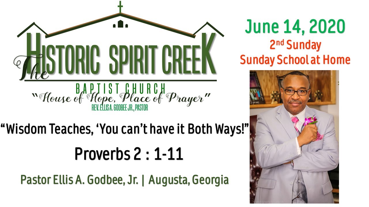 Sunday School Pastor Ellis A Godbee Jr Historic Spirit Creek Sunday school pastor ellis a godbee jr historic spirit creek