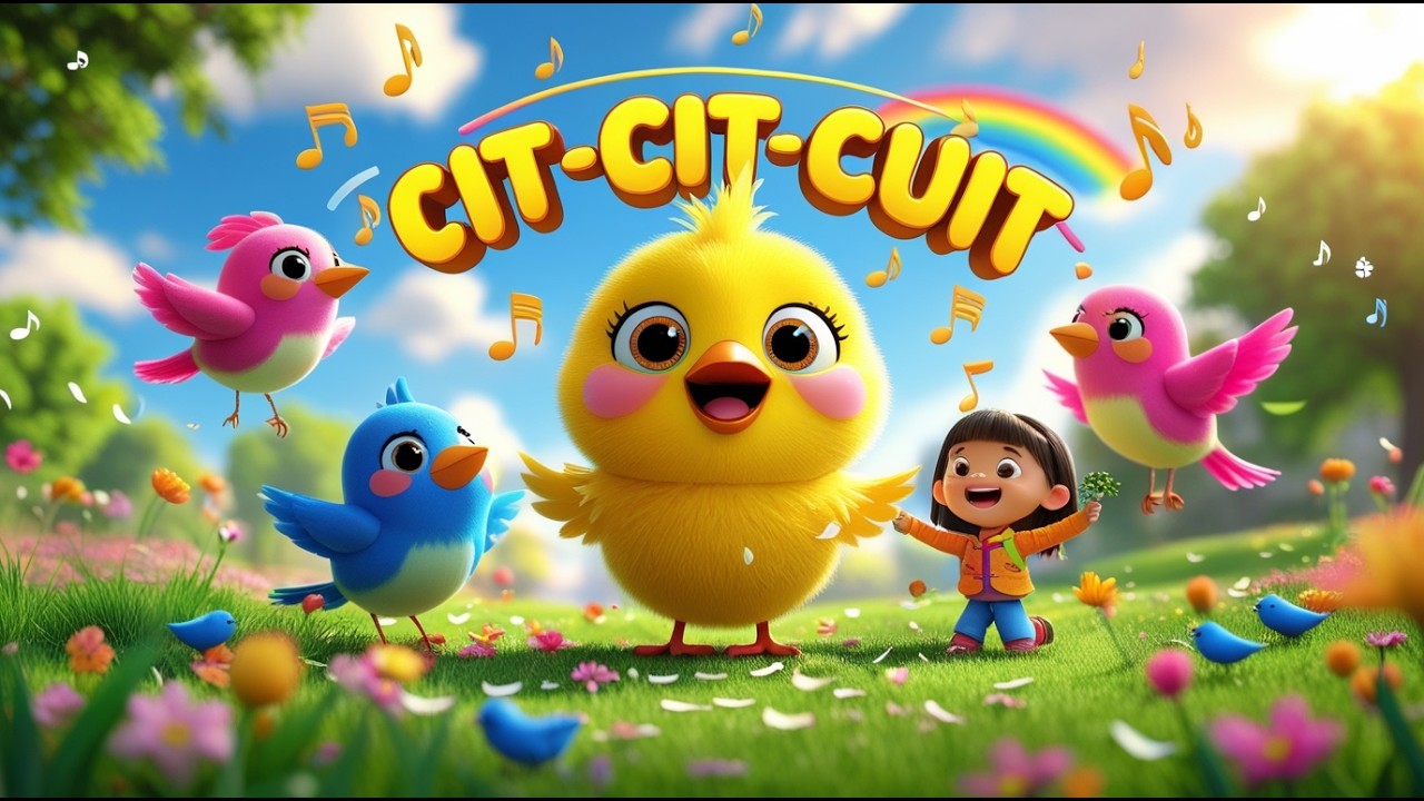 CIT-CIT-CUIT BURUNG BERNYANYI - KOMPILASI LAGU ANAK – FUN DAN EDUKATIF | Hahay Kids