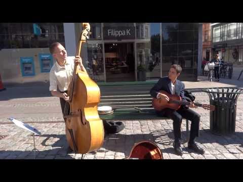 Gang Wolf Lightnin' & Friends - Rag Mama Rag, Malmö busking