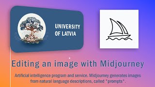 University Logo editing with Midjourney screenshot 5