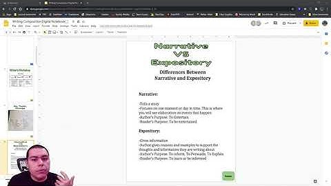 Narrative vs Expository