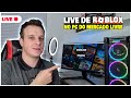 LIVE - ROBLOX NO PC DO MERCADO LIVRE TESTE JOGE COMIGO