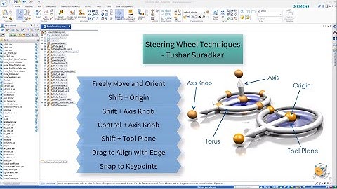 Steering Wheel - Gateway to Synchronous Modeling in Solid Edge