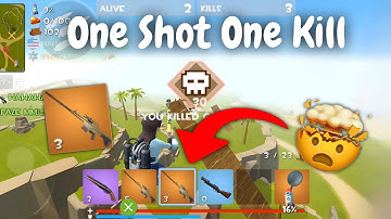 I Got One Shot One Kill Gun In Rocket Royale 🥶