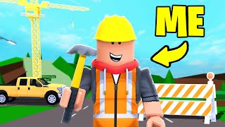 I Became A CONSTRUCTION Worker In Brookhaven.. (Brookhaven RP) screenshot 3