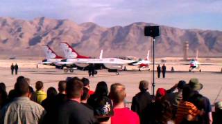Thunderbirds @ Aviation Nation, Nellis AFB 2011