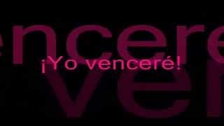 Video thumbnail of "yo vencere pista"