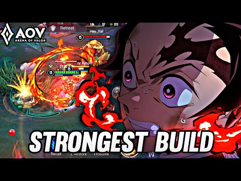 YAN/TANJIRO PRO GAMEPLAY | POWERFUL BUILD - ARENA OF VALOR