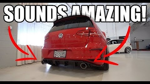 New Ecs Tuning Prototype Mk7 Gti Exhaust!! Ft. Shop Tour