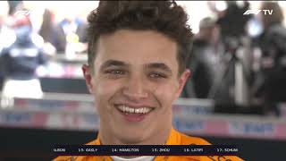 POST RACE LANDO INTERVIEW Update