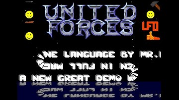 United Forces - Circle Scroller  -= Amiga 50fps =-