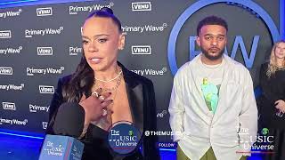 Faith Evans on the Primary Wave 2026 Pre-Grammys Red Carpet